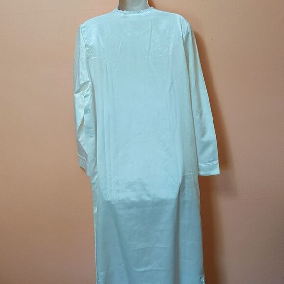 Vintage JC Penney Delicates Ivory Silky Nightgown M NWT - Picture 6 of 9